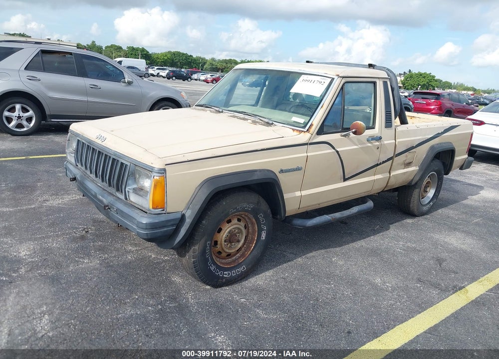 1989 JEEP COMANCHE VIN: 1J7FT26E8KL487057