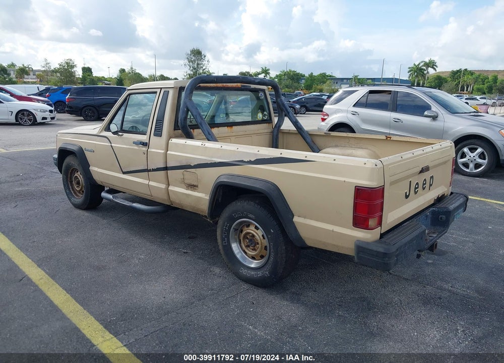 1989 JEEP COMANCHE VIN: 1J7FT26E8KL487057
