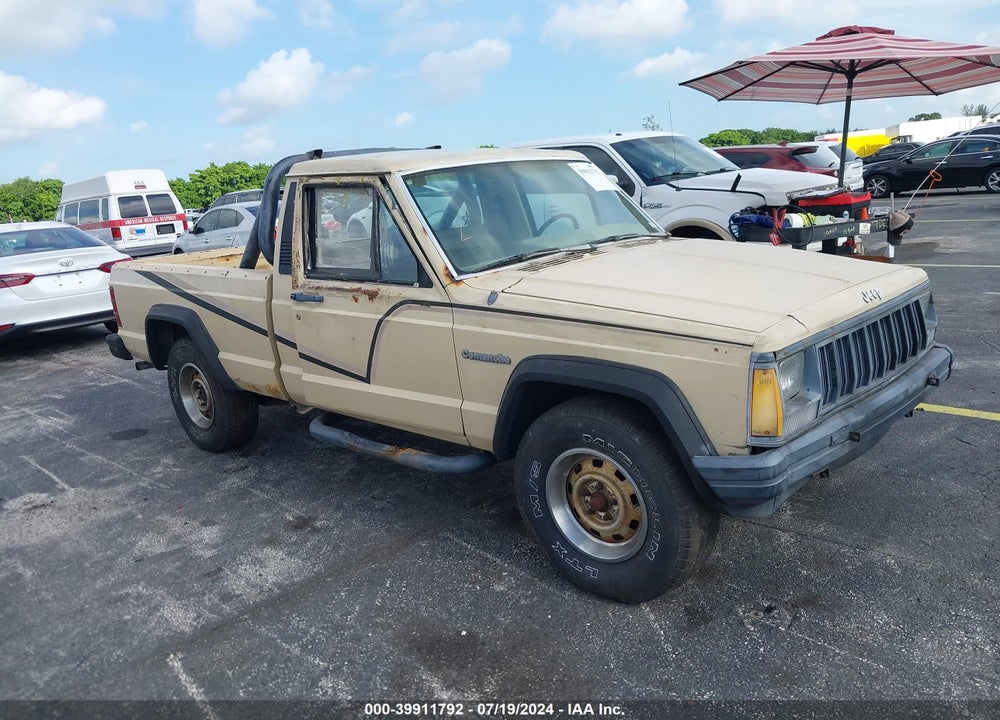 1989 JEEP COMANCHE VIN: 1J7FT26E8KL487057