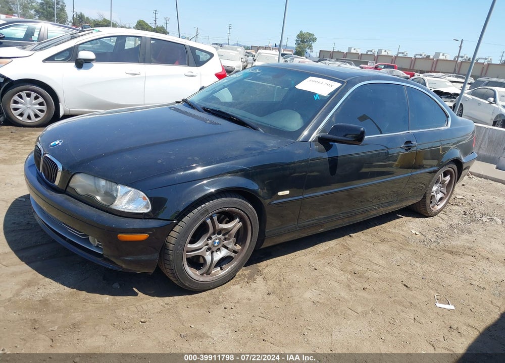 2002 BMW 330CI VIN: WBABN53422PH01638