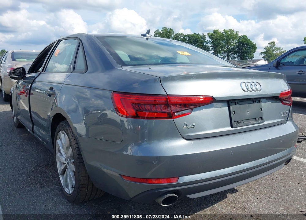 2017 AUDI A4 2.0T PREMIUM VIN: WAUANAF46HN016088