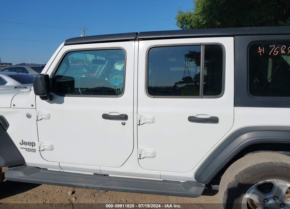 2020 JEEP WRANGLER UNLIMITED SPORT S 4X4 VIN: 1C4HJXDN0LW199454
