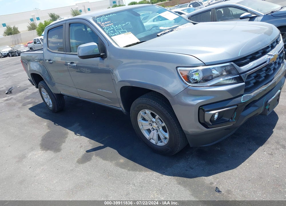 2022 CHEVROLET COLORADO 2WD SHORT BOX LT VIN: 1GCGSCEA2N1266651