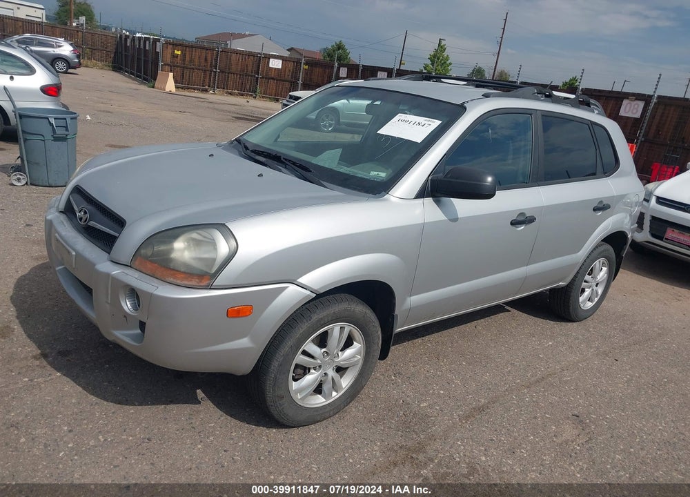 2009 HYUNDAI TUCSON GLS VIN: KM8JM12B79U015397