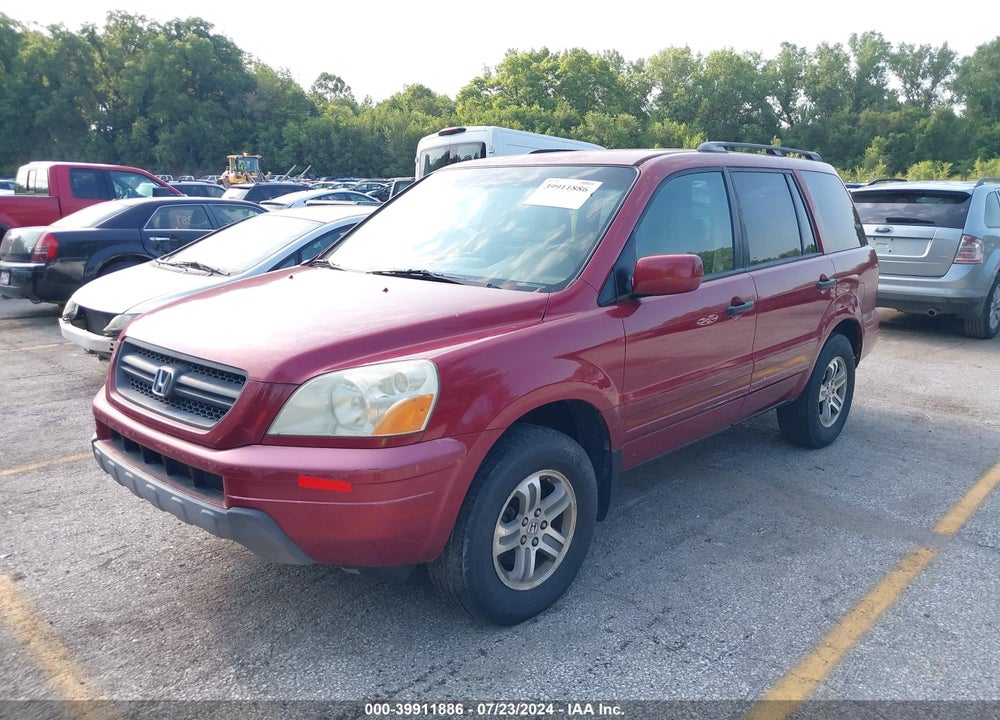 2004 HONDA PILOT EX-L VIN: 2HKYF18574H572117