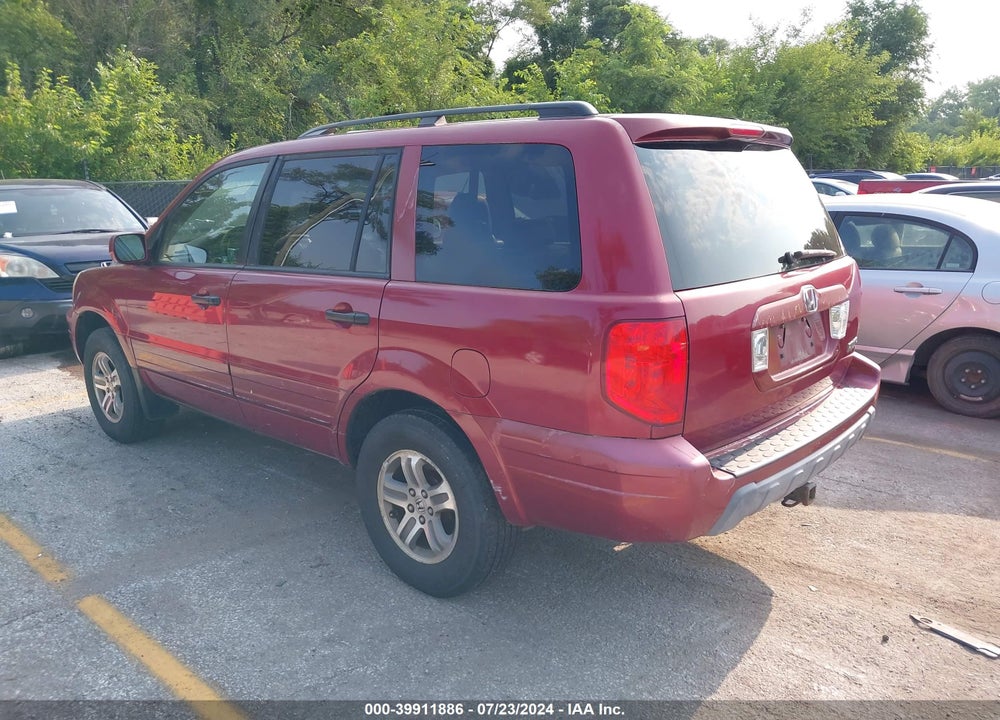 2004 HONDA PILOT EX-L VIN: 2HKYF18574H572117