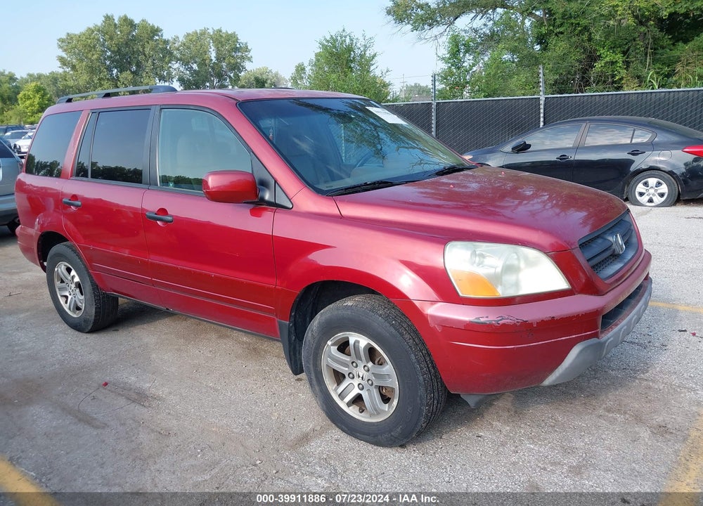 2004 HONDA PILOT EX-L VIN: 2HKYF18574H572117