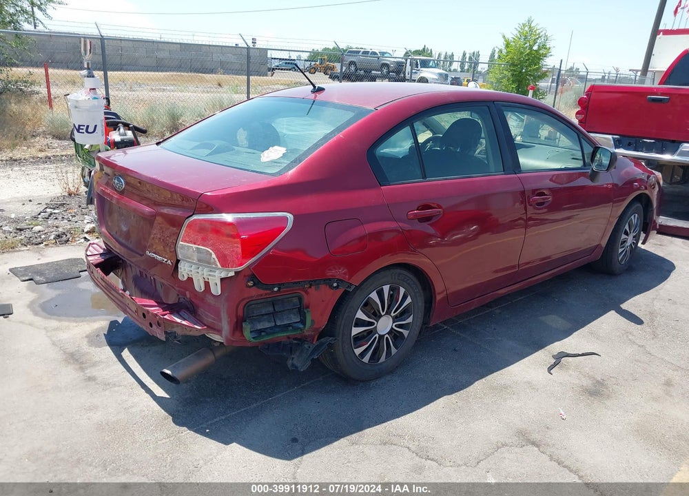 2013 SUBARU IMPREZA 2.0I VIN: JF1GJAA62DH013110