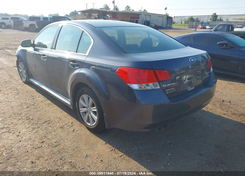 2012 SUBARU LEGACY 2.5I PREMIUM VIN: 4S3BMCC65C3022870