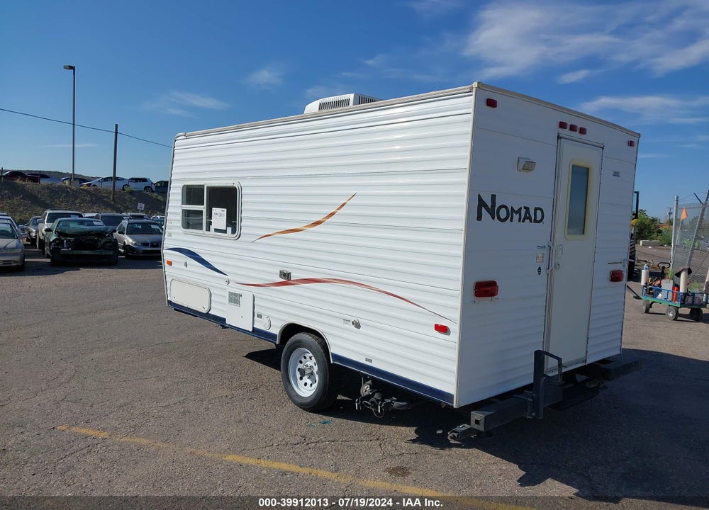 2007 NOMAD TRAVEL TRAILER VIN: 1SE200F157C001462