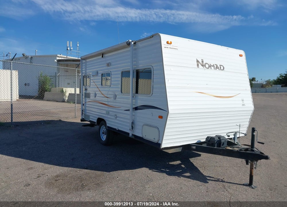 2007 NOMAD TRAVEL TRAILER VIN: 1SE200F157C001462