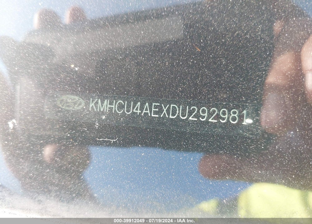 2013 HYUNDAI ACCENT VIN: KMHCU4AEXDU292981