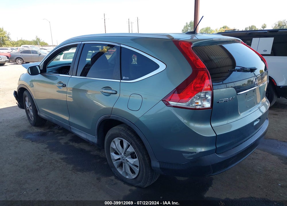 2012 HONDA CR-V EX-L VIN: 2HKRM4H72CH614415