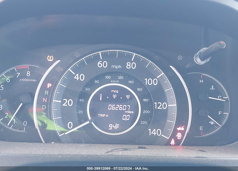 2012 HONDA CR-V EX-L VIN: 2HKRM4H72CH614415