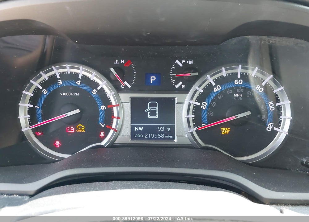 2014 TOYOTA 4RUNNER LIMITED VIN: JTEZU5JR8E5074987