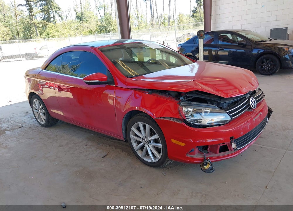 2012 VOLKSWAGEN EOS KOMFORT VIN: WVWBW7AH6CV016845