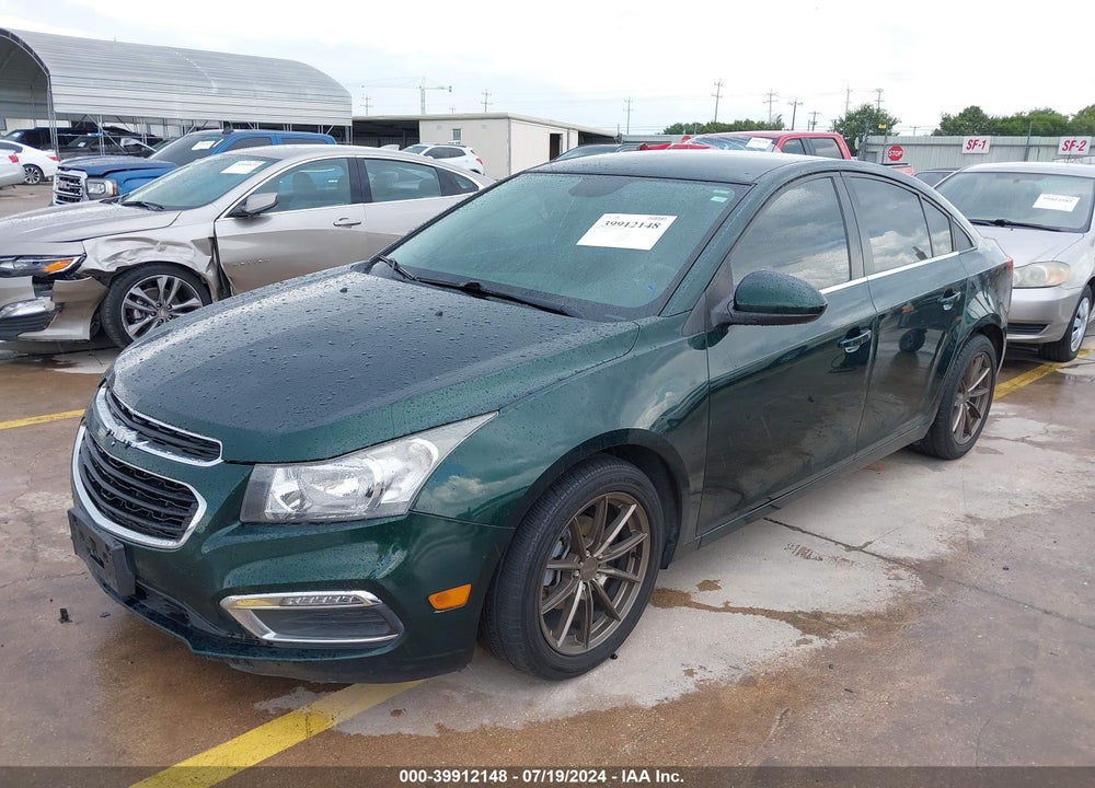 2015 CHEVROLET CRUZE 2LT AUTO VIN: 1G1PE5SB8F7265401