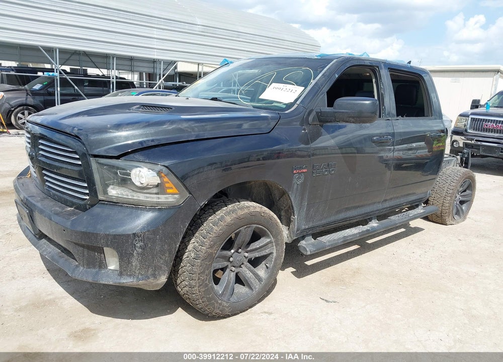 2017 RAM 1500 SPORT 4X4 5'7 BOX VIN: 1C6RR7MT6HS523685