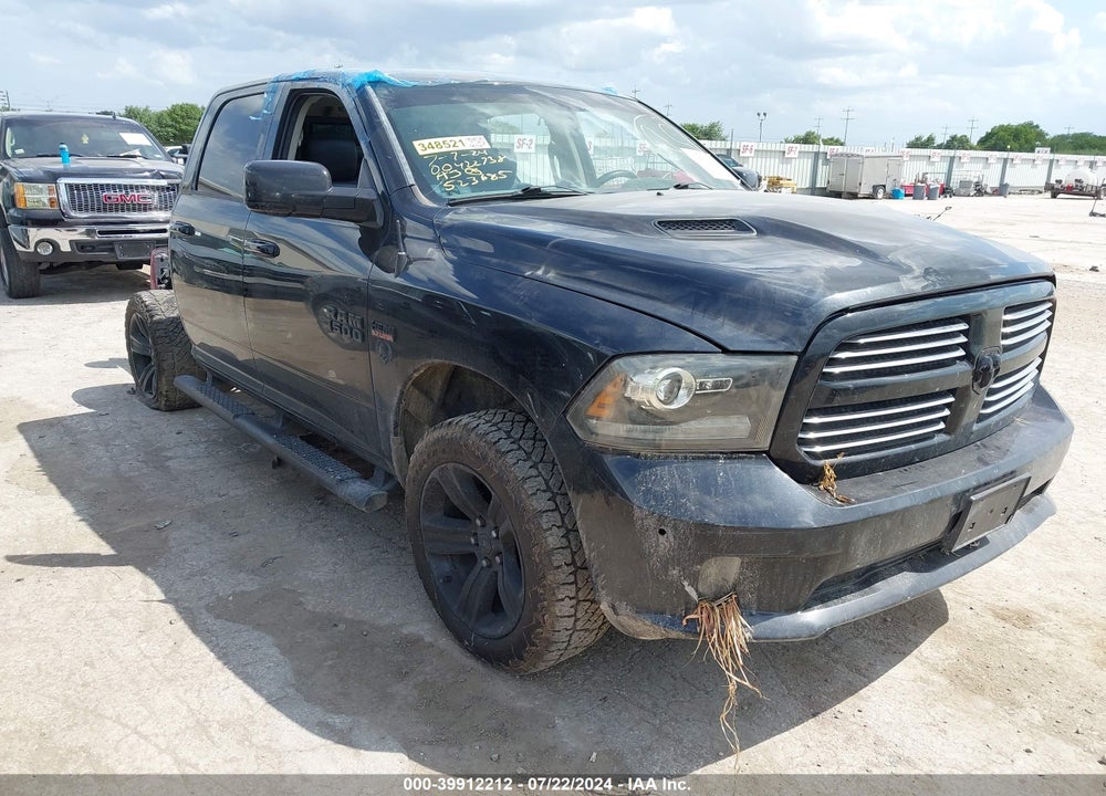 2017 RAM 1500 SPORT 4X4 5'7 BOX VIN: 1C6RR7MT6HS523685
