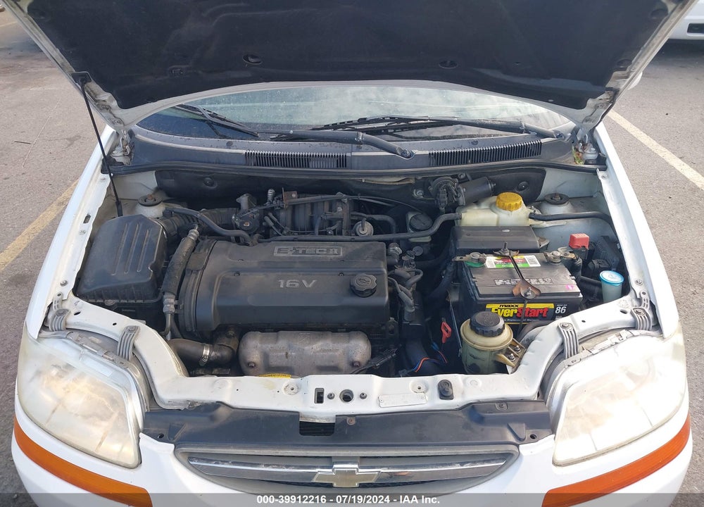 2004 CHEVROLET AVEO LS VIN: KL1TJ52644B231574