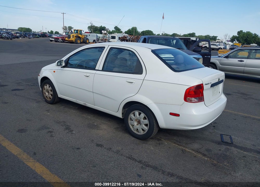 2004 CHEVROLET AVEO LS VIN: KL1TJ52644B231574