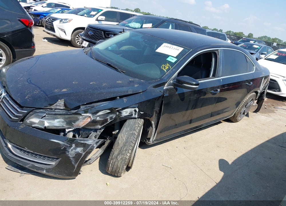 2014 VOLKSWAGEN PASSAT 1.8T SE VIN: 1VWBT7A32EC093382