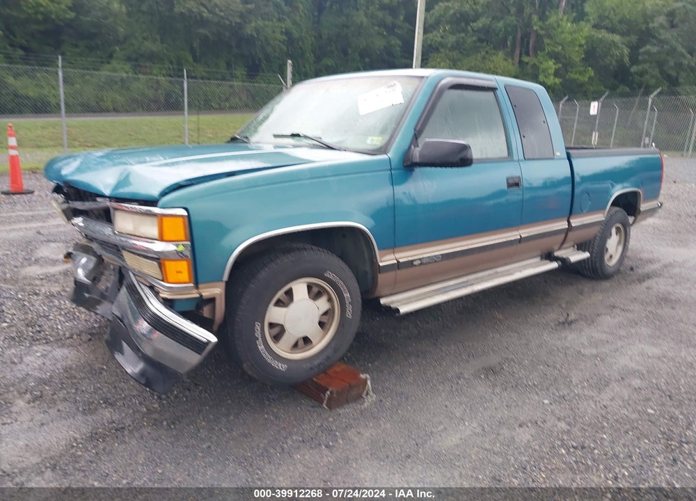 1998 CHEVROLET C1500 FLEETSIDE VIN: 2GCEC19R6W1205873