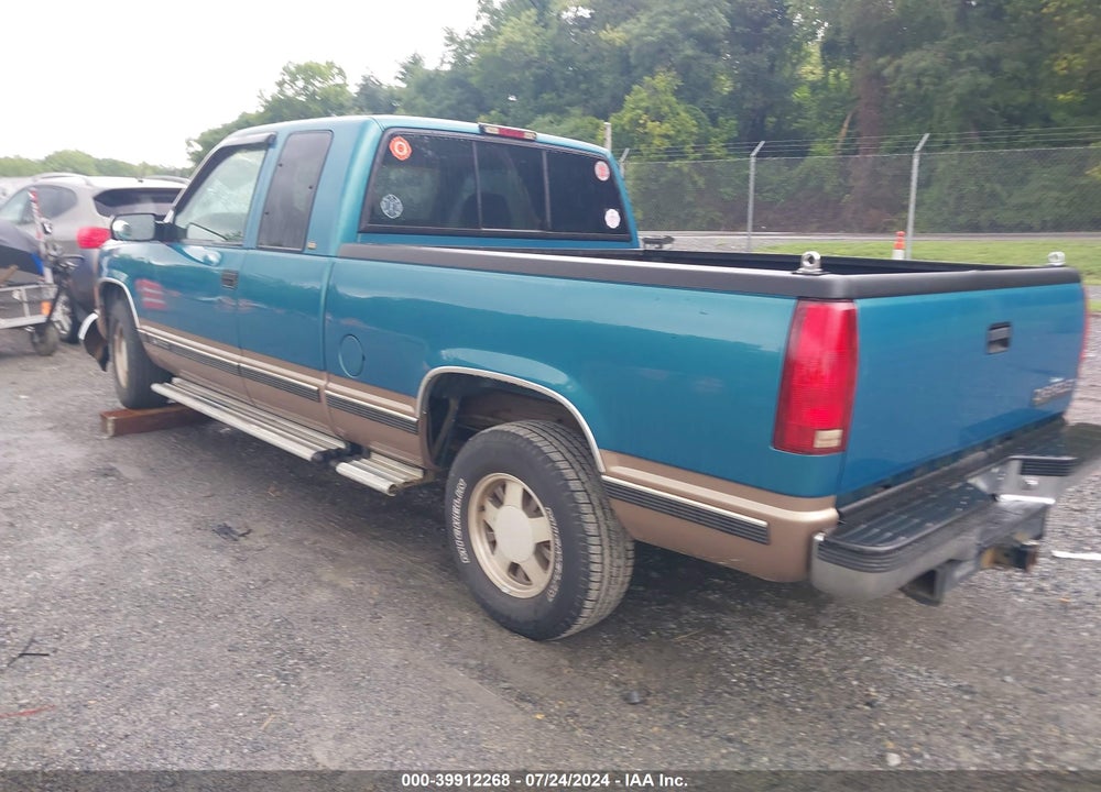 1998 CHEVROLET C1500 FLEETSIDE VIN: 2GCEC19R6W1205873
