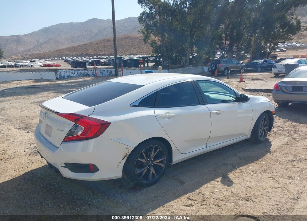 2020 HONDA CIVIC SPORT VIN: 2HGFC2F81LH505749