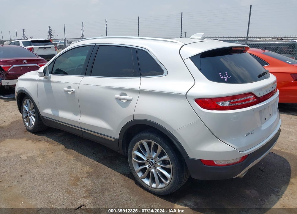 2017 LINCOLN MKC RESERVE VIN: 5LMCJ3C96HUL09541