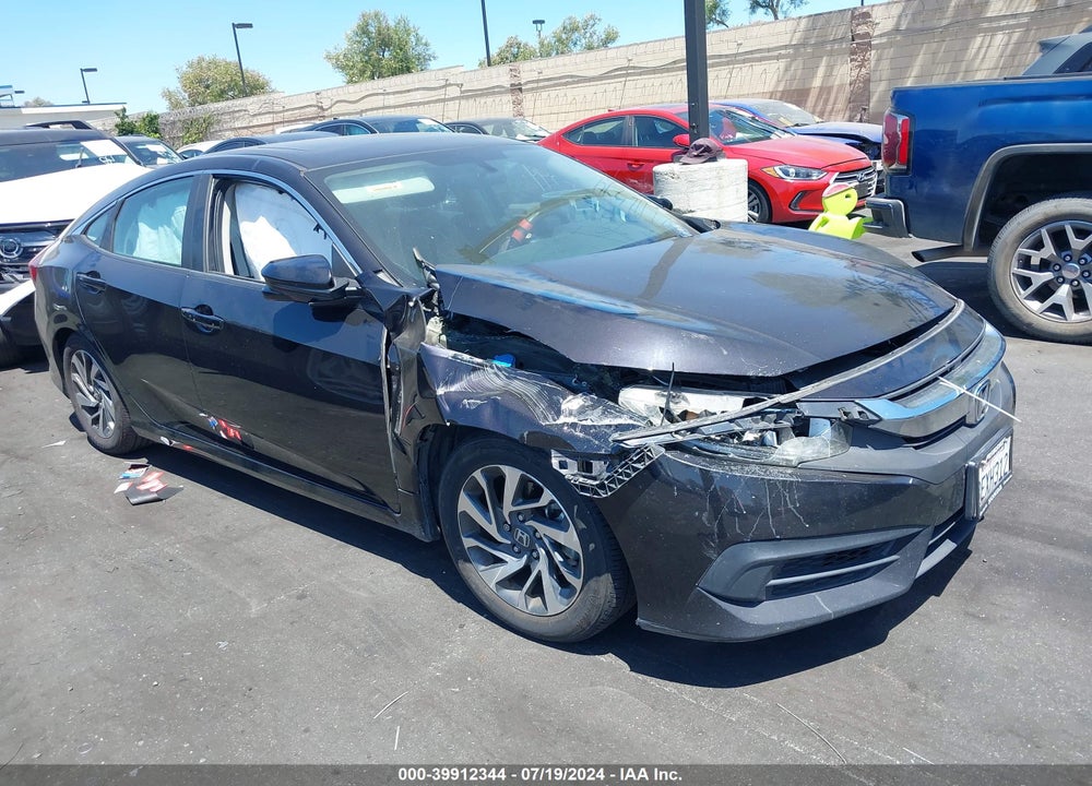 2018 HONDA CIVIC EX VIN: 2HGFC2F76JH536337
