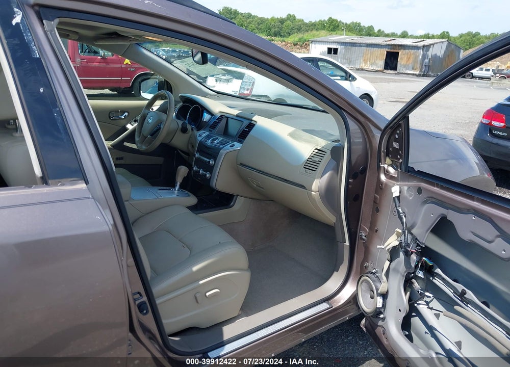 2012 NISSAN MURANO SL VIN: JN8AZ1MW5CW229214