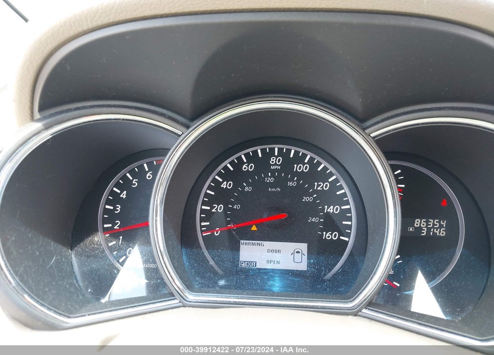 2012 NISSAN MURANO SL VIN: JN8AZ1MW5CW229214