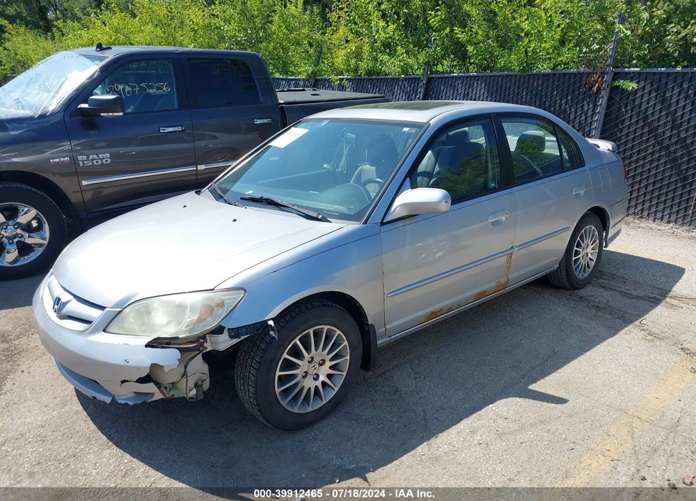 2005 HONDA CIVIC EX VIN: 2HGES26765H606343