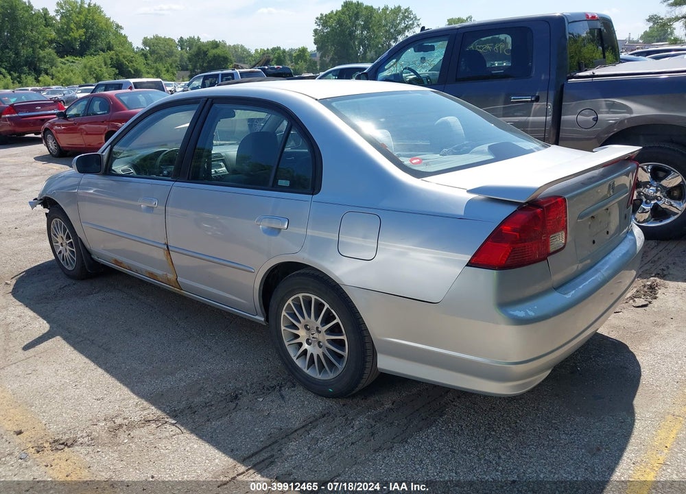 2005 HONDA CIVIC EX VIN: 2HGES26765H606343