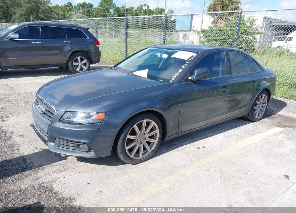 2011 AUDI A4 VIN: WAUAFAFL9BN033043