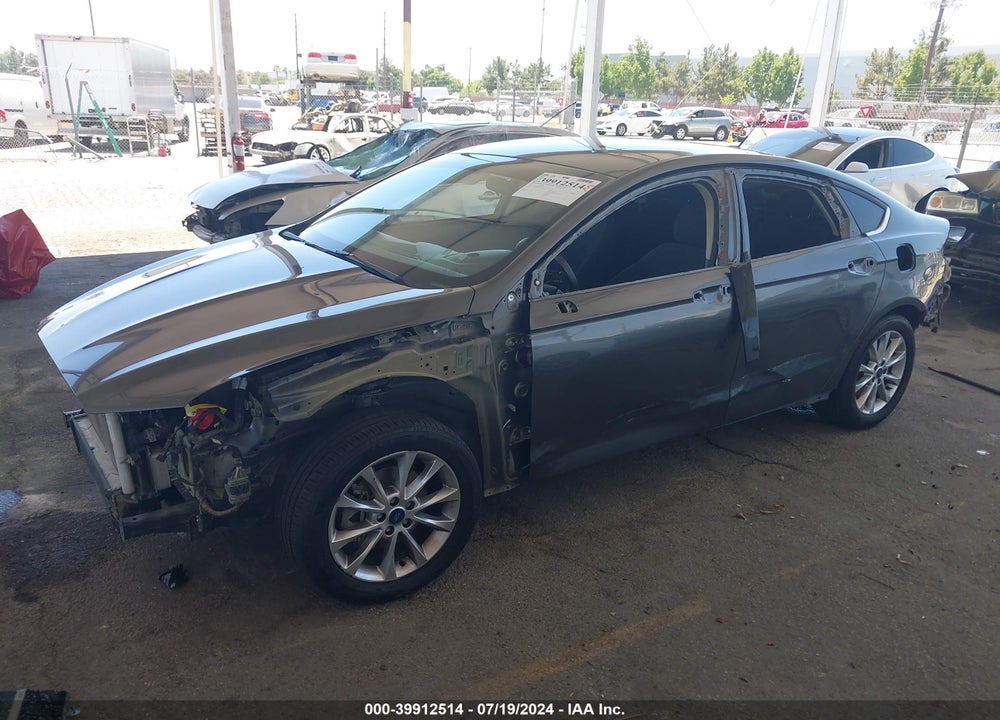 2017 FORD FUSION SE VIN: 3FA6P0HD2HR276100