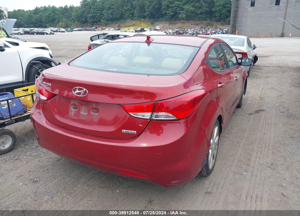2013 HYUNDAI ELANTRA LIMITED VIN: KMHDH4AE4DU663903