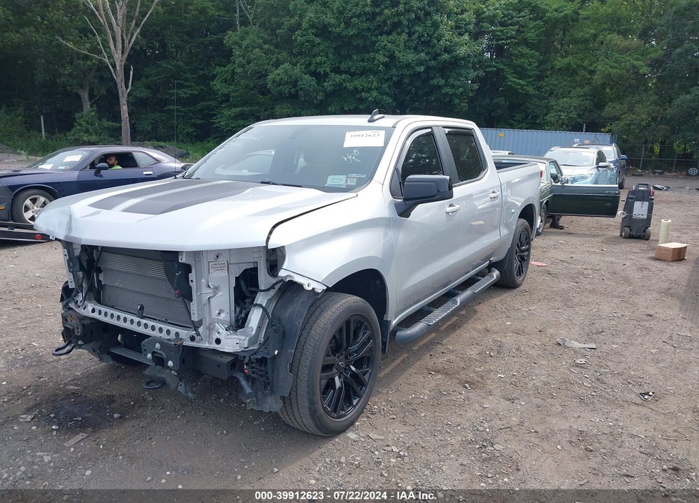 2021 CHEVROLET SILVERADO 1500 4WD SHORT BED RST VIN: 1GCUYEED9MZ445924