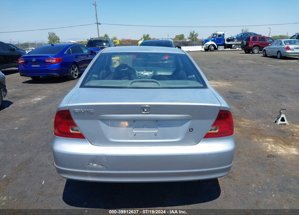 2001 HONDA CIVIC VIN: 1HGEM22911L010684