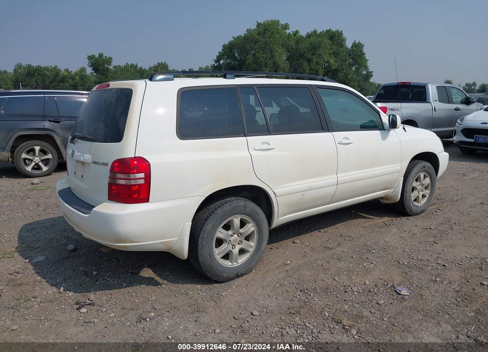 2001 TOYOTA HIGHLANDER V6 VIN: JTEHF21A310028294