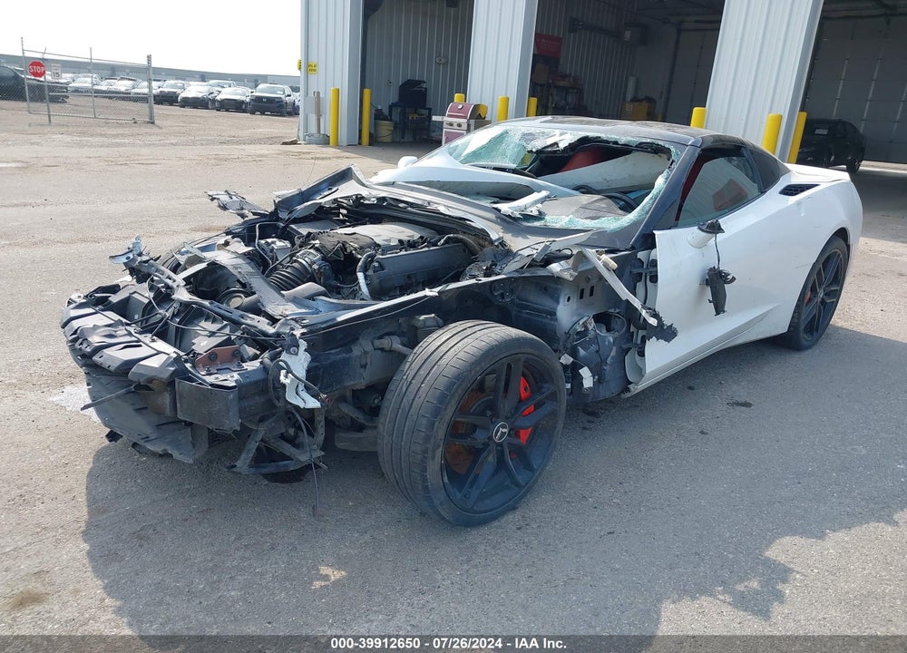 2014 CHEVROLET CORVETTE STINGRAY Z51 VIN: 1G1YG2D72E5117521
