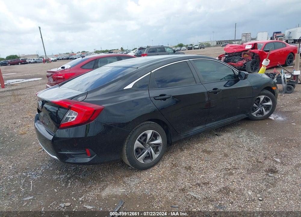 2019 HONDA CIVIC LX VIN: 19XFC2F60KE006576