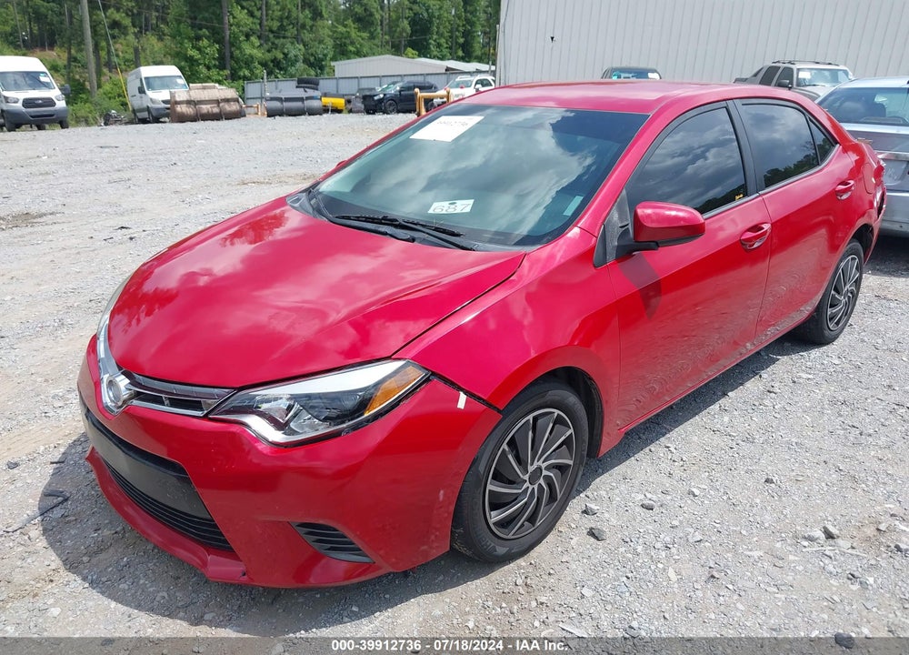 2015 TOYOTA COROLLA LE VIN: 5YFBURHE1FP284271