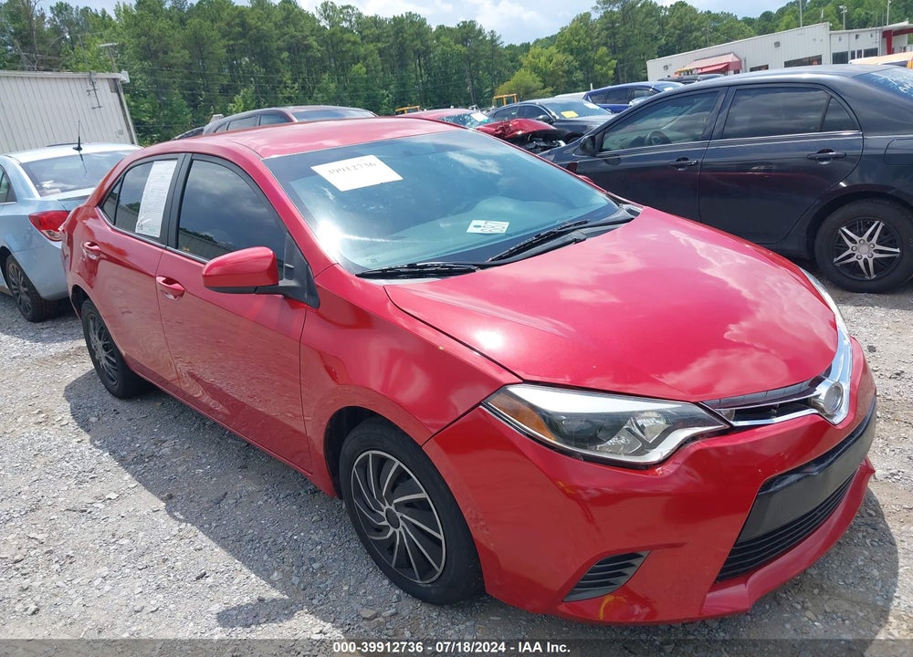 2015 TOYOTA COROLLA LE VIN: 5YFBURHE1FP284271