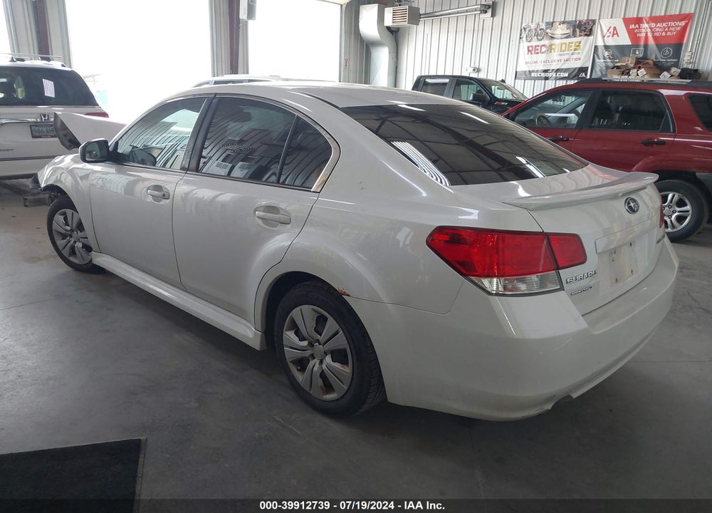 2011 SUBARU LEGACY 2.5I VIN: 4S3BMCA68B3218898