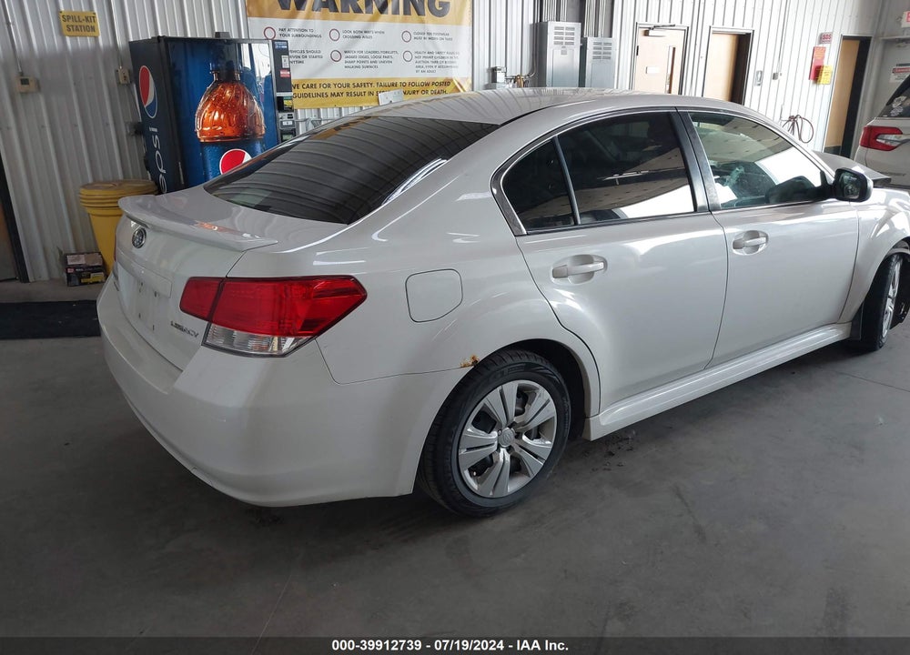 2011 SUBARU LEGACY 2.5I VIN: 4S3BMCA68B3218898