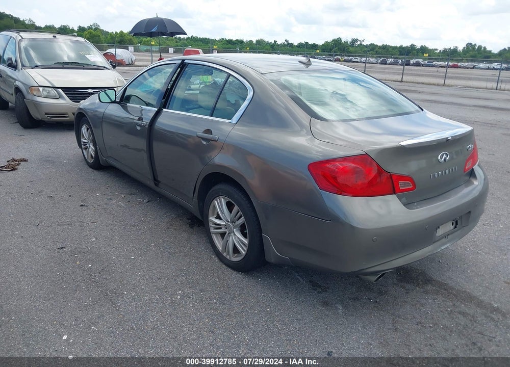 2011 INFINITI G37X VIN: JN1CV6AR6BM410184
