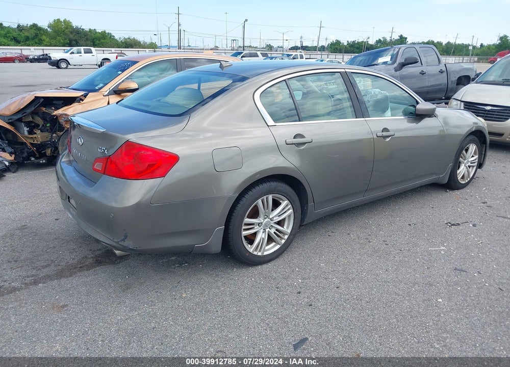 2011 INFINITI G37X VIN: JN1CV6AR6BM410184