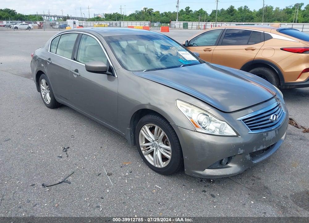 2011 INFINITI G37X VIN: JN1CV6AR6BM410184